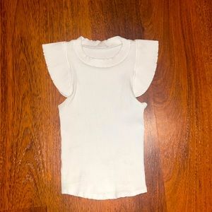 White ribbed Tank Top